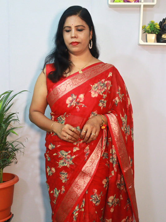 EXCLUSIVE GEORGETTE DESIGNER SAREE