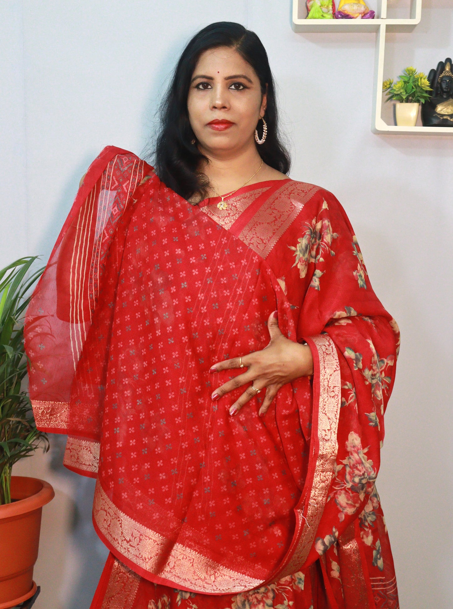 EXCLUSIVE GEORGETTE DESIGNER SAREE