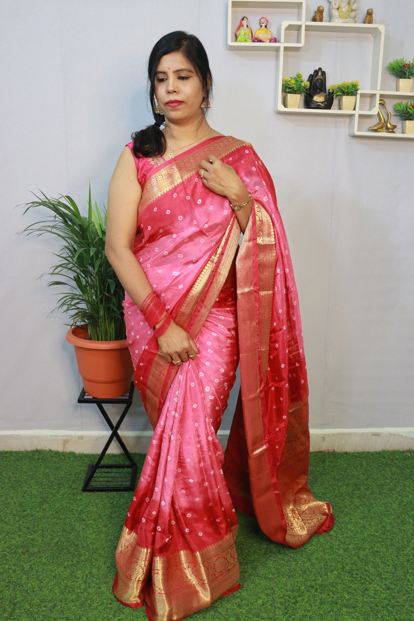 KANCHIVARAM BANDHINI SAREEđź’—