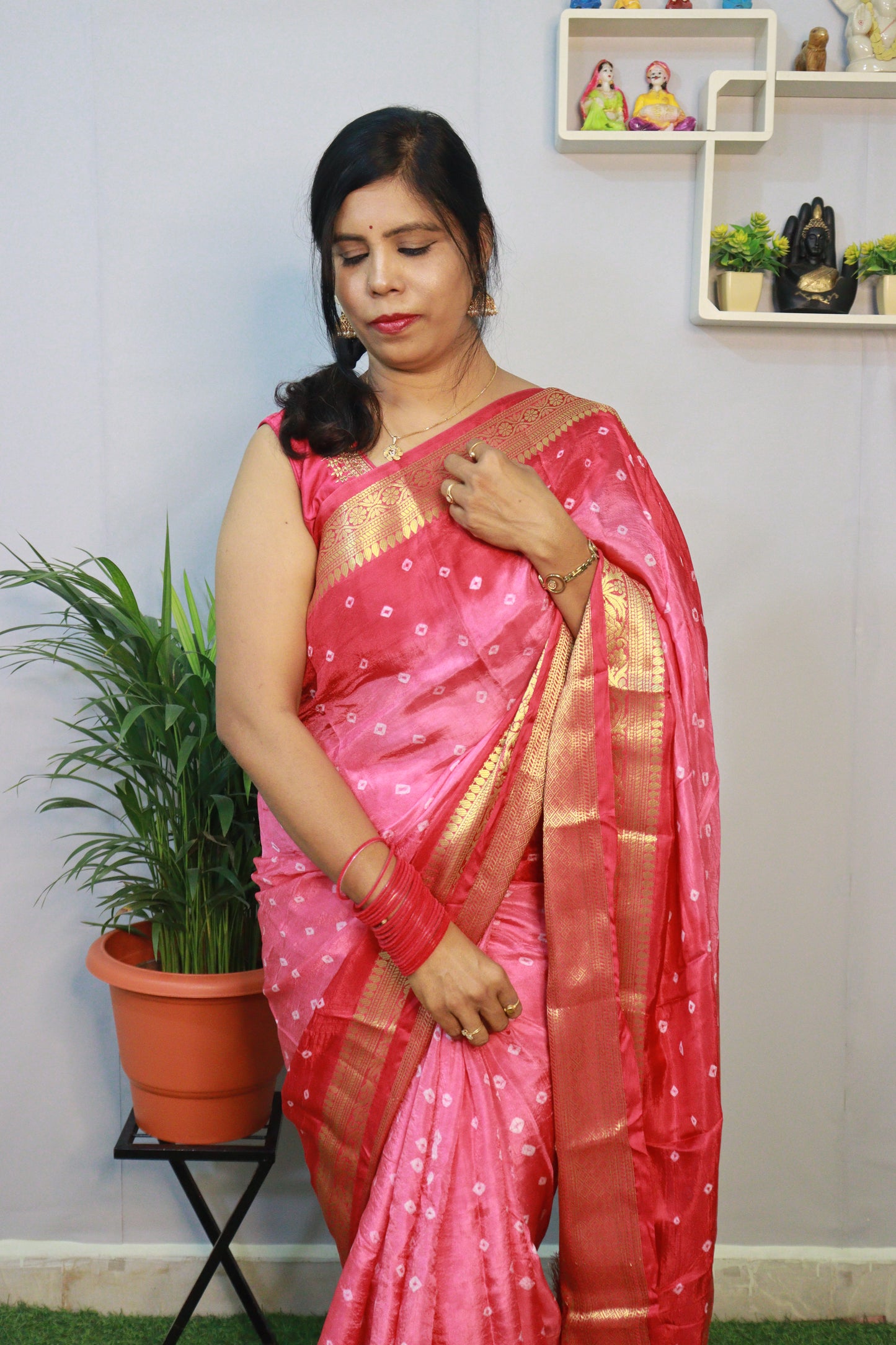 KANCHIVARAM BANDHINI SAREEđź’—