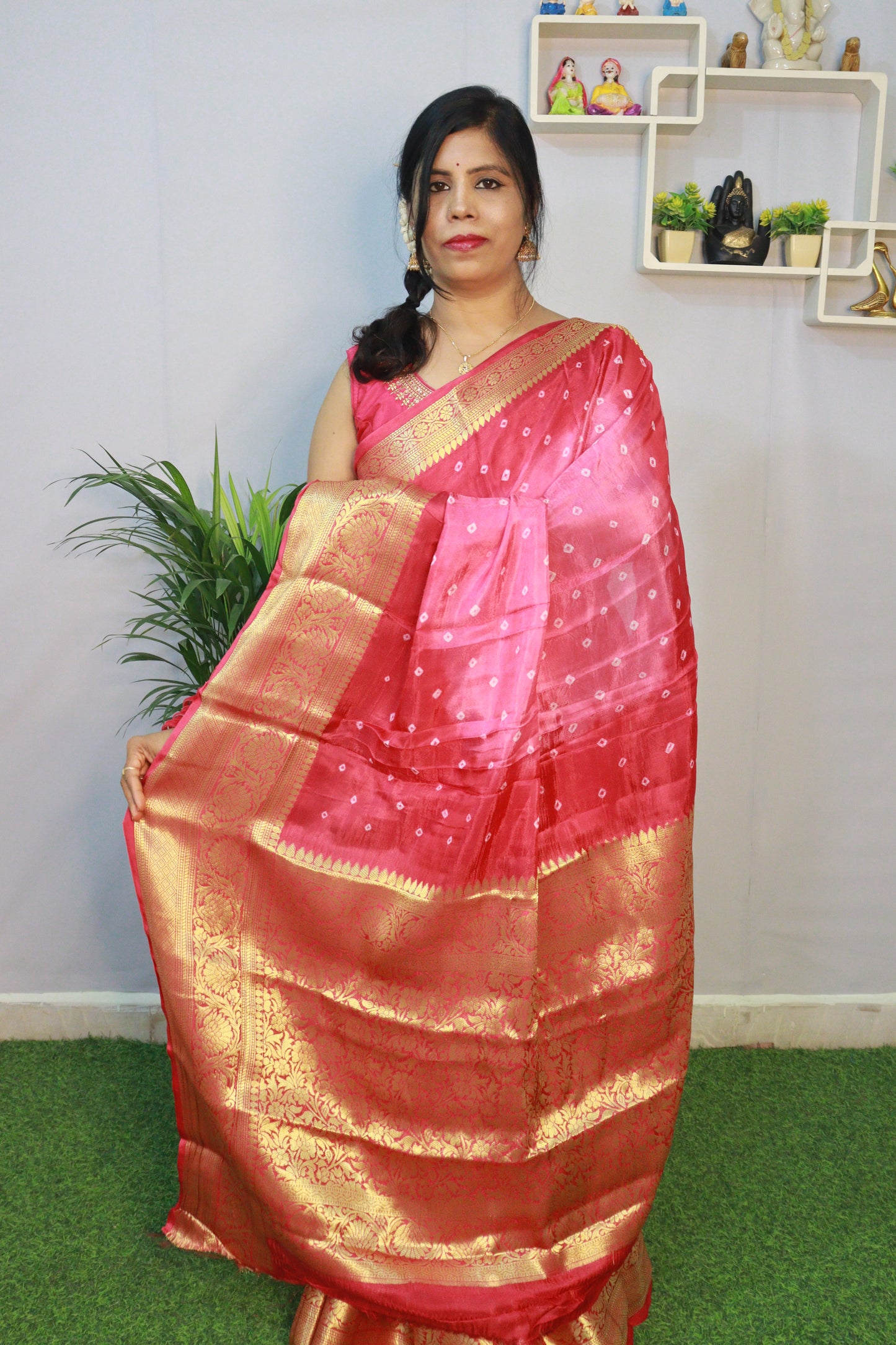 KANCHIVARAM BANDHINI SAREEđź’—