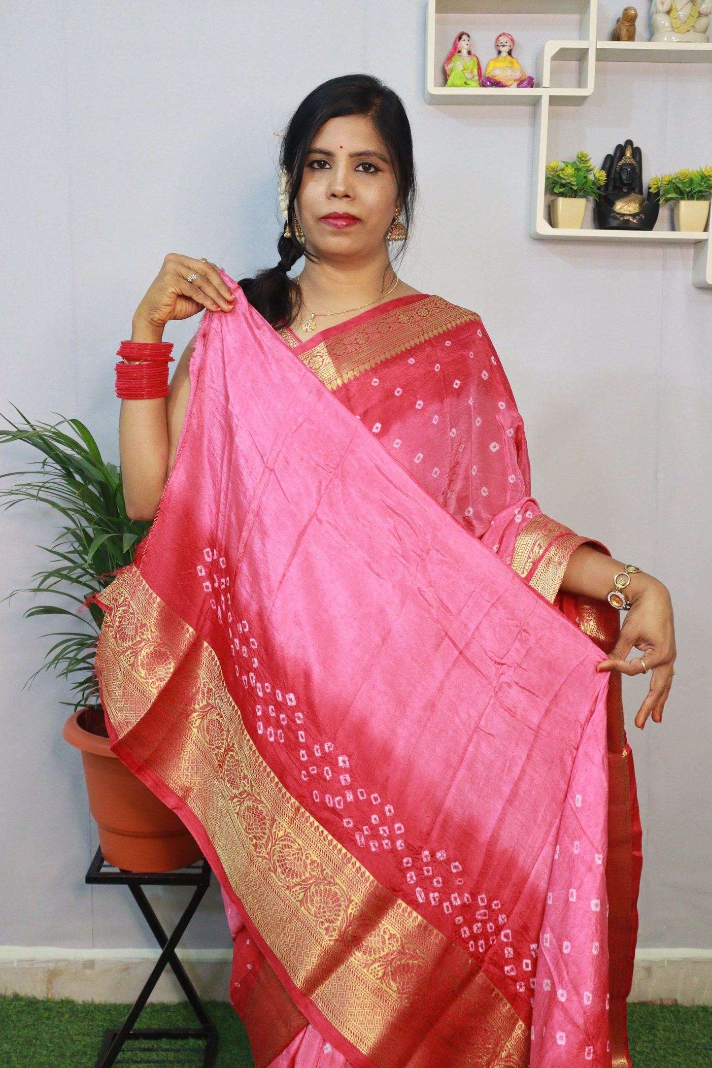 KANCHIVARAM BANDHINI SAREEđź’—