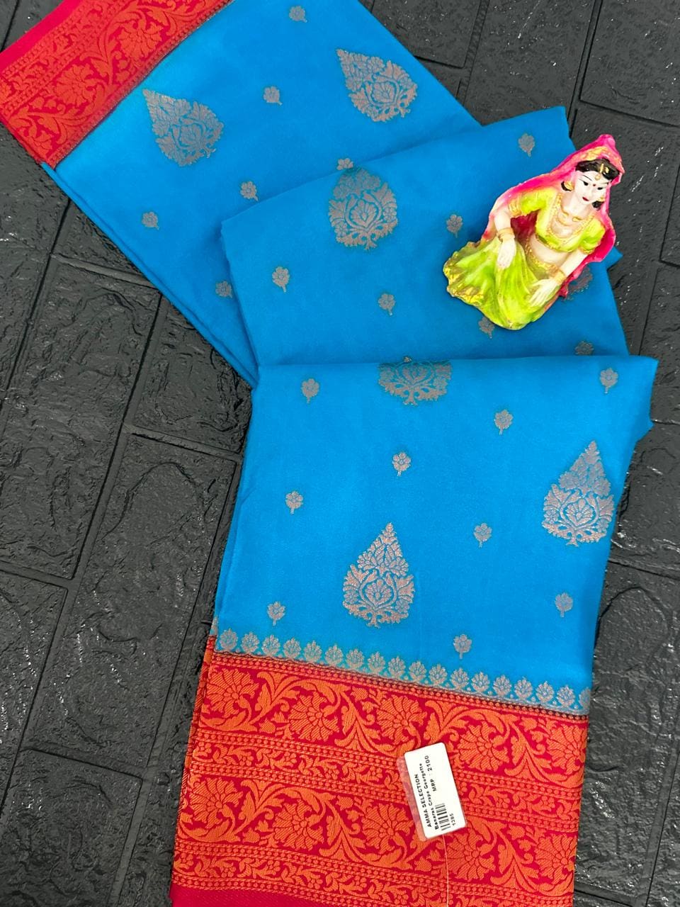 Banaras crape Georgette Sarees
