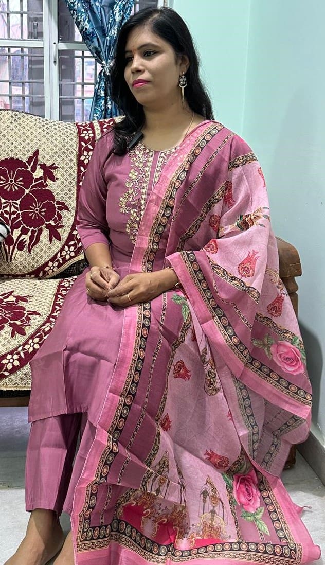Roman silk 3Pcs Dress