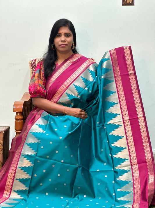 Exclusive Gadwall Semi Pattu Saree
