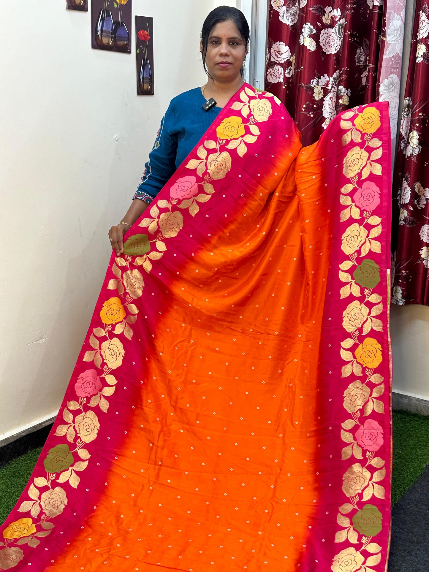 Russion Silk Jamdani sarees