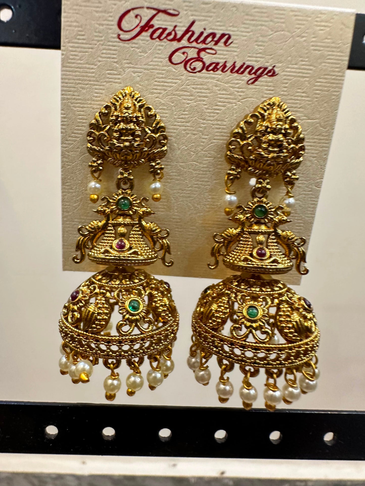 Lakshmi jhumka earrings