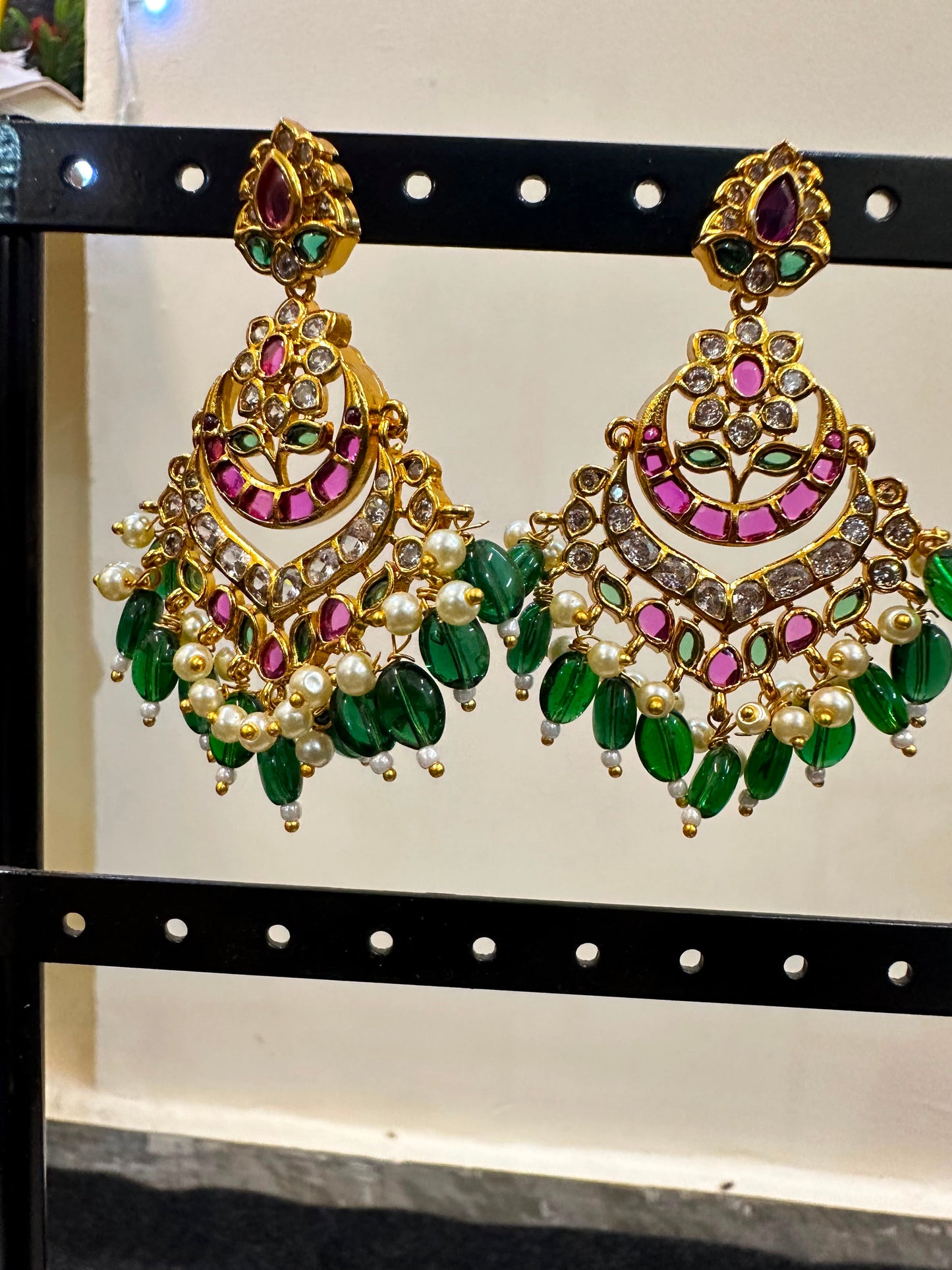 Chandhbali earrings