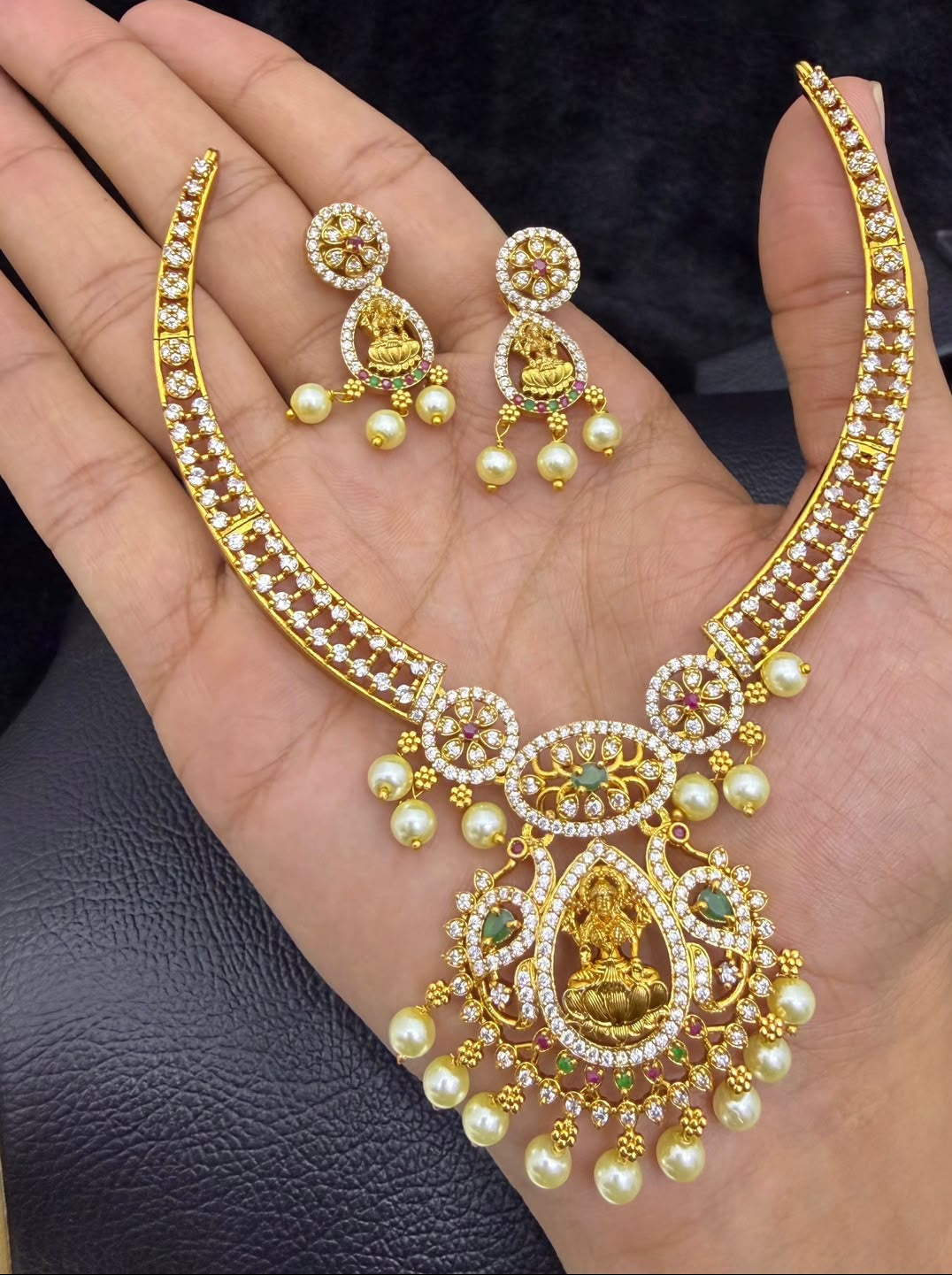 Lakshmi Devi Bridal Necklace Set