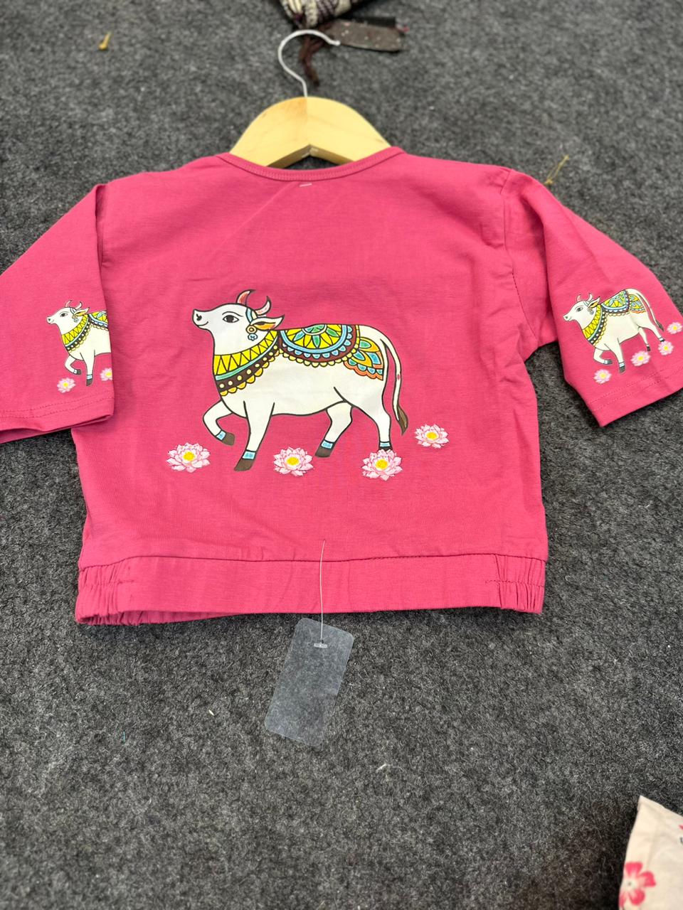 strecheble Kalamkari print Front hooks blouse