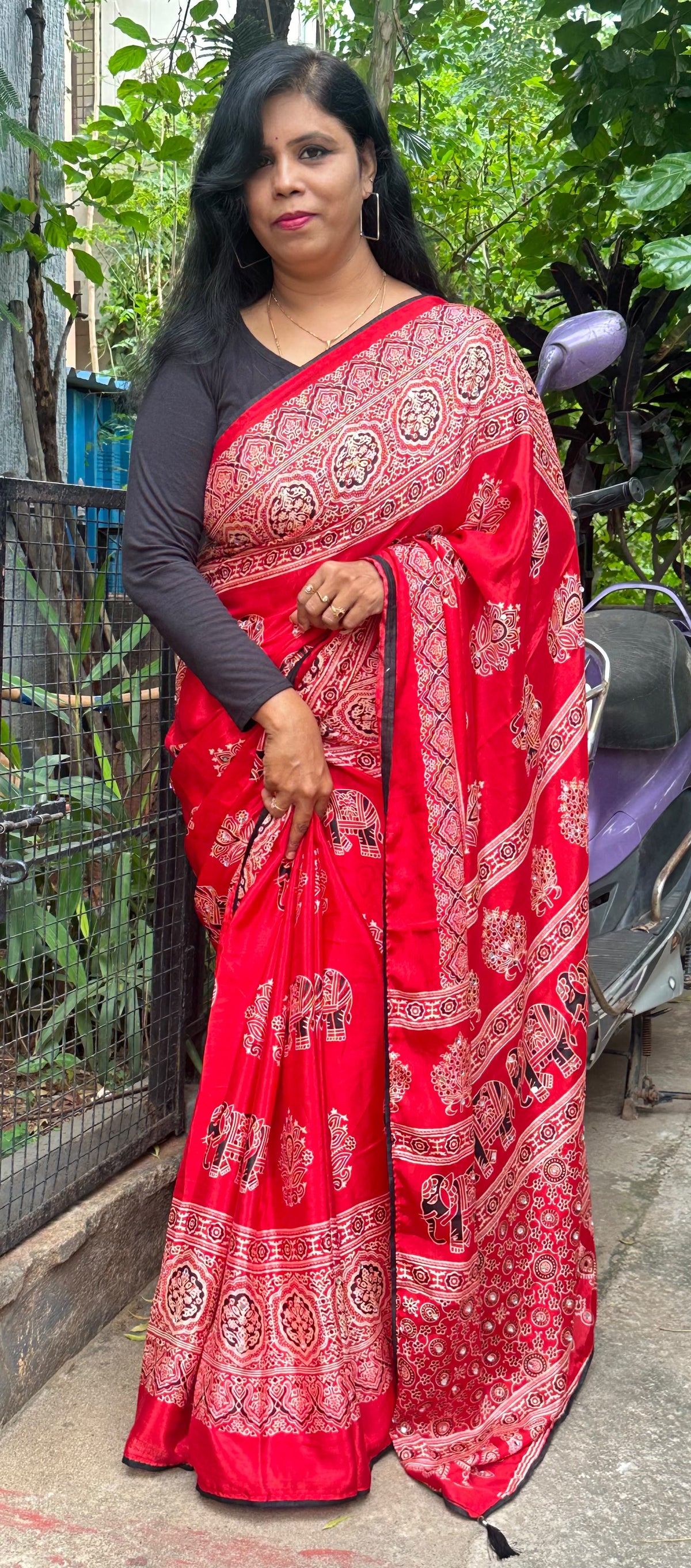 Beautyfull Crape saree