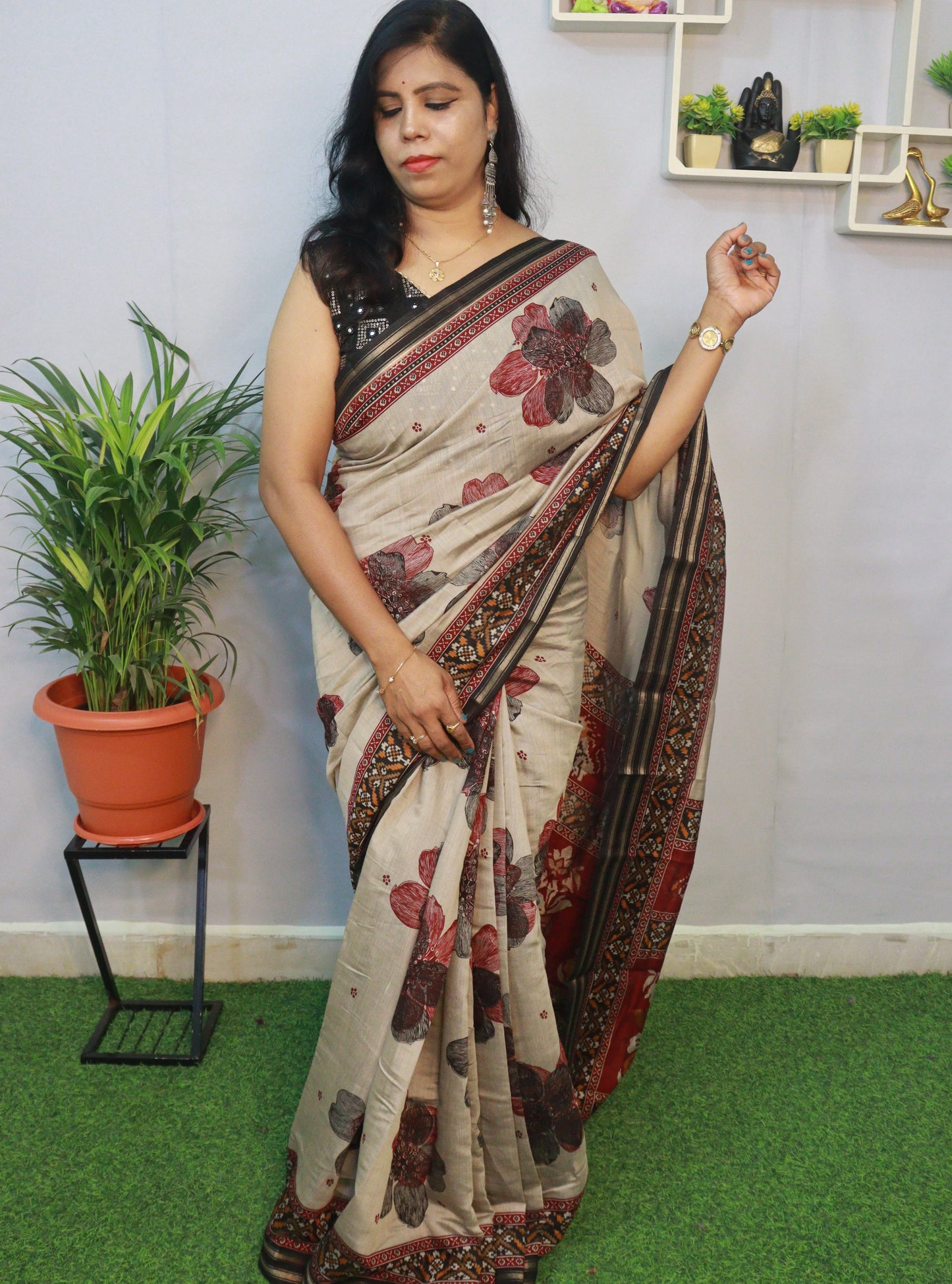 EXCLUSIVE MAHESHWARI SILK SAREE