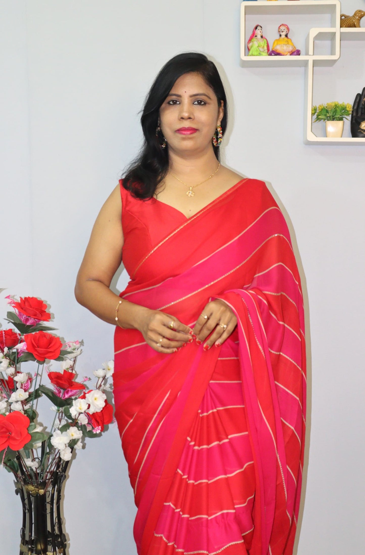 Crape Georgette Saree