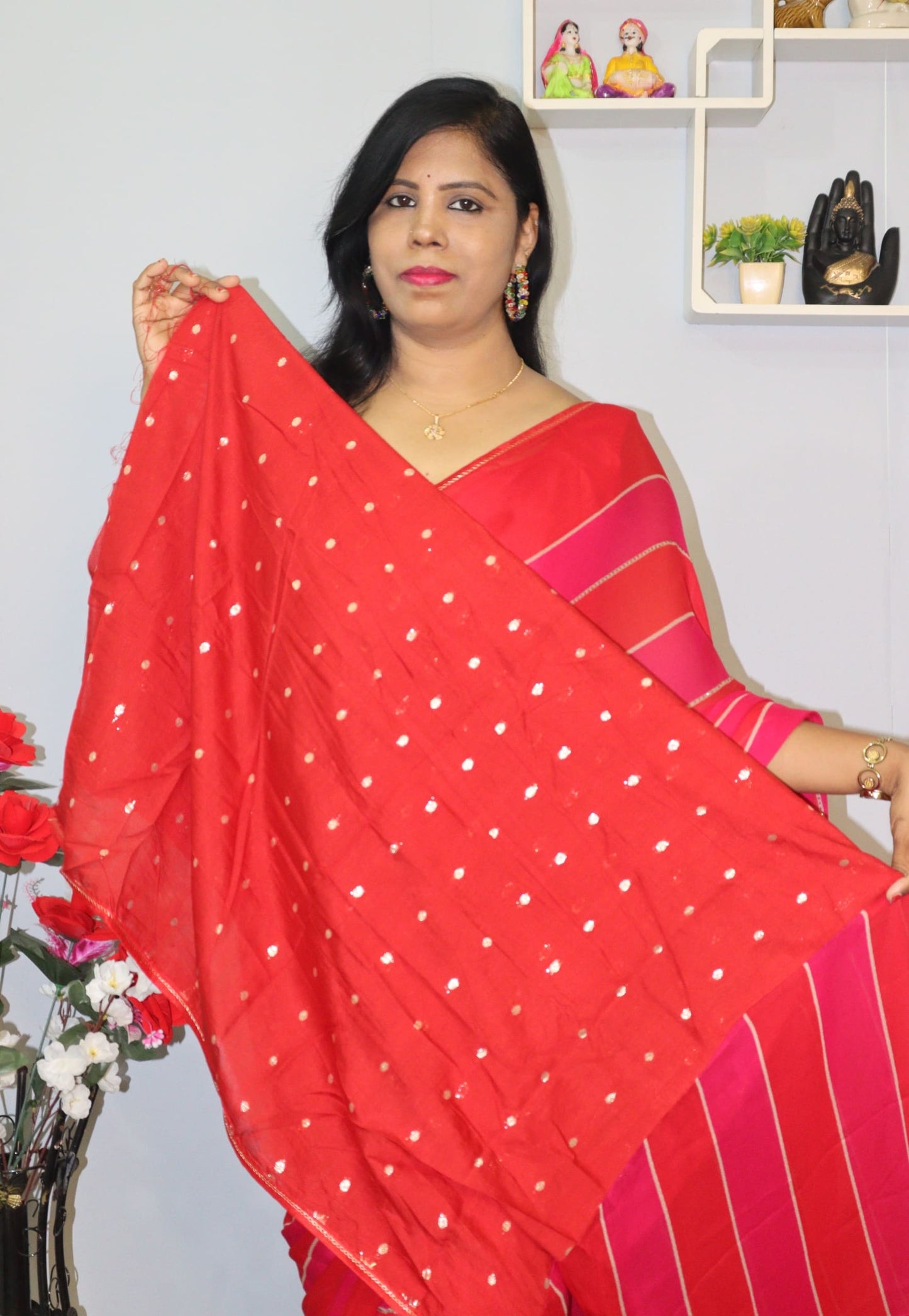 Crape Georgette Saree