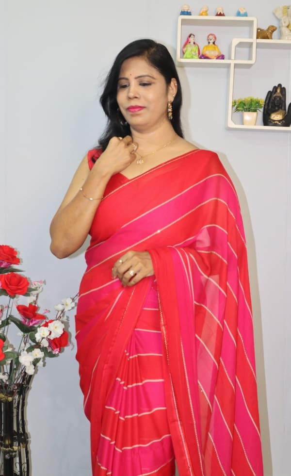 Crape Georgette Saree