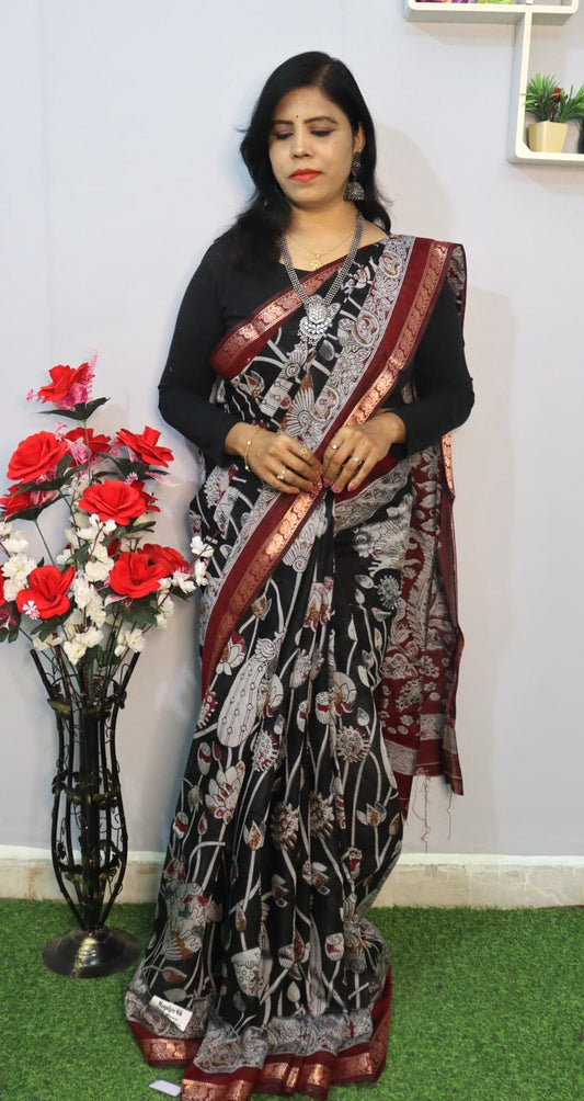 Pure Mangalagiri Silk Saree