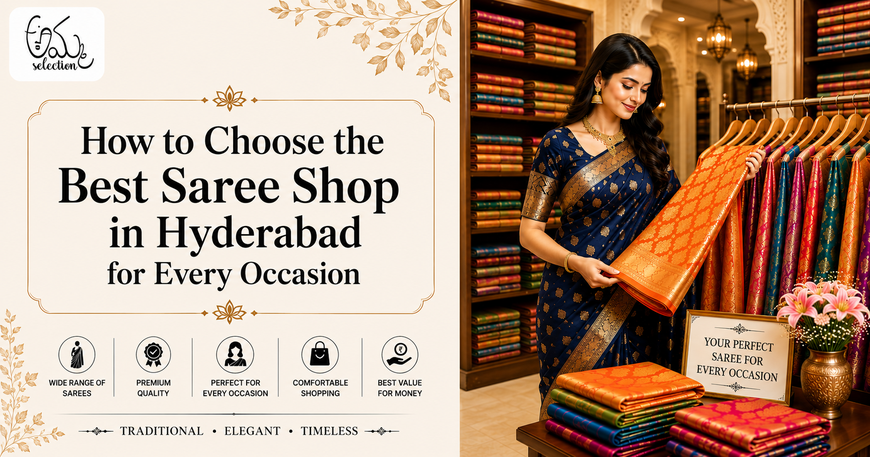 How to Choose the Best Saree Shop in Hyderabad for Every Occasion