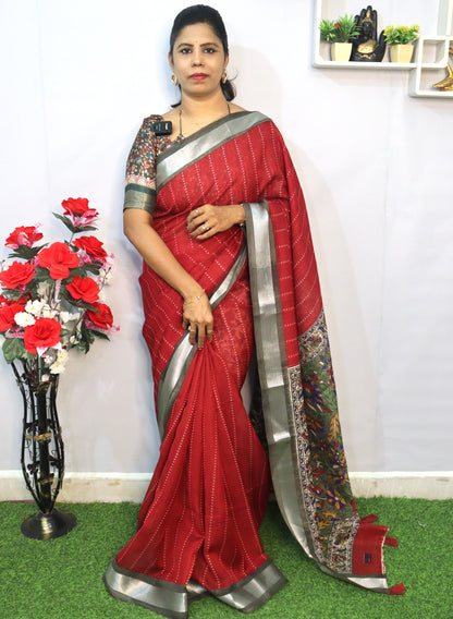 EXCLUSIVE KAADI GEORGETTE SAREE