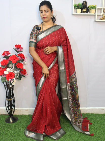 EXCLUSIVE KAADI GEORGETTE SAREE