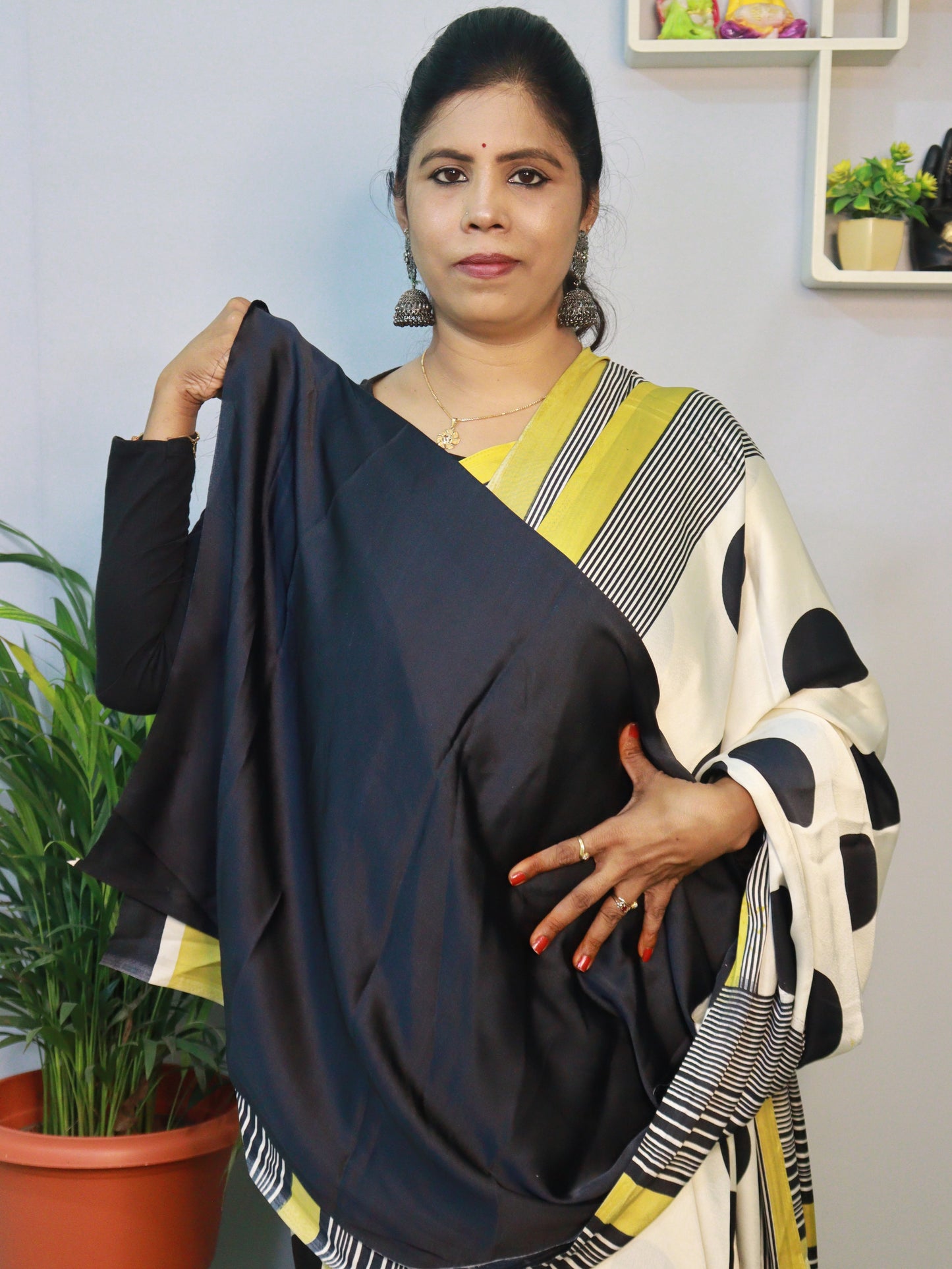 EXCLUSIVE PURE  CRAPE SILK SAREE