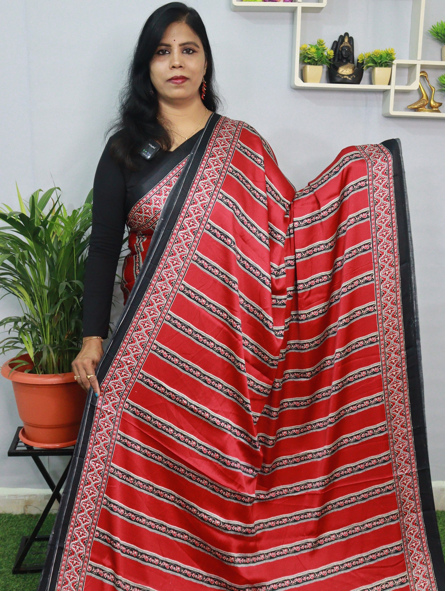 PURE CRAPE SILK SAREE
