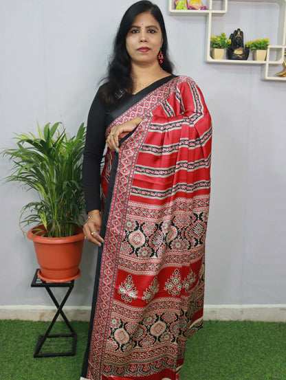 PURE CRAPE SILK SAREE