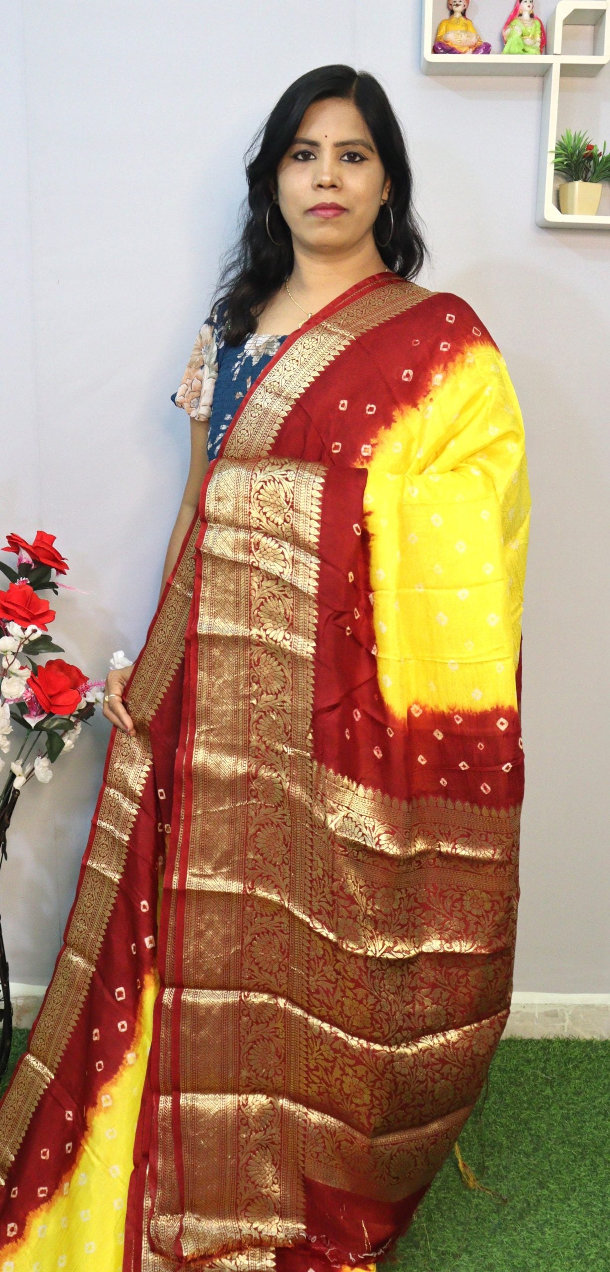 Kanchivaram Bandini Saree