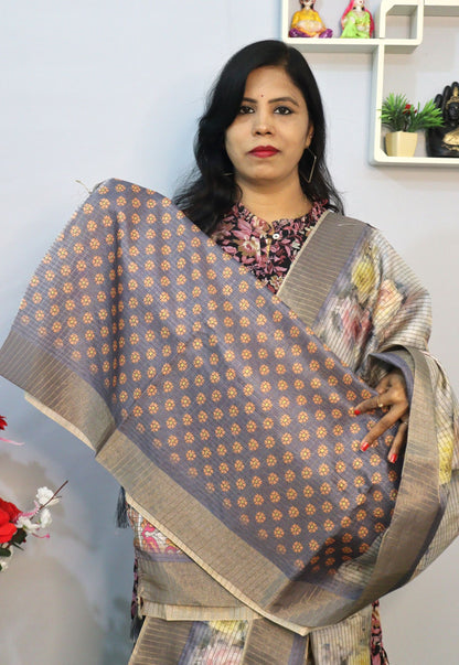 Semi Tusser Silk saree
