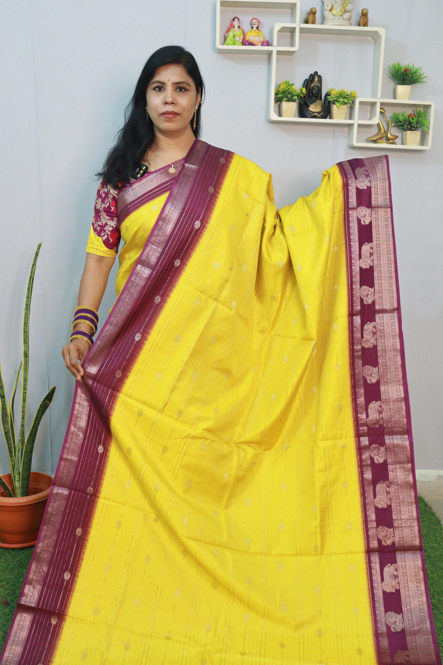 EXCLUSIVE GADWAL SILK SAREE 💛
