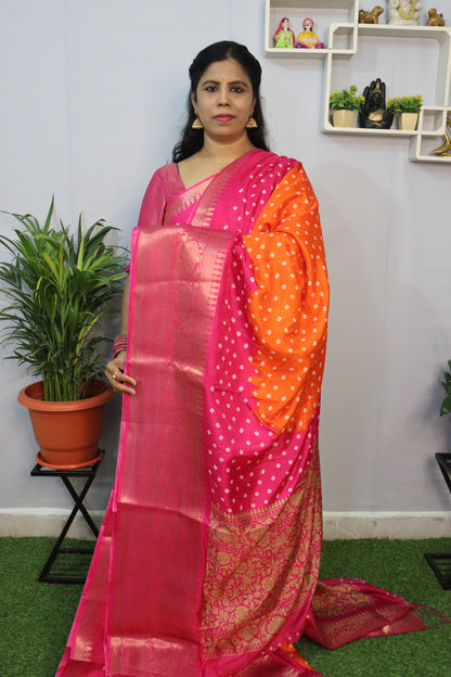 EXCLUSIVE JAIPUR BANDHINI SILK SAREES