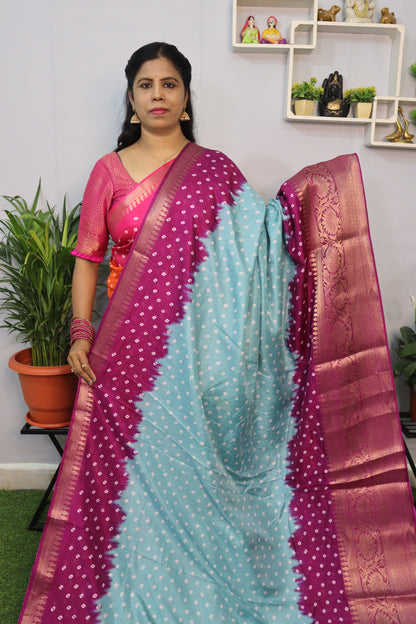 EXCLUSIVE JAIPUR BANDHINI SILK SAREES