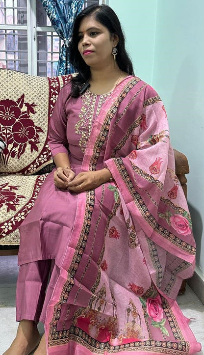 Roman silk 3Pcs Dress