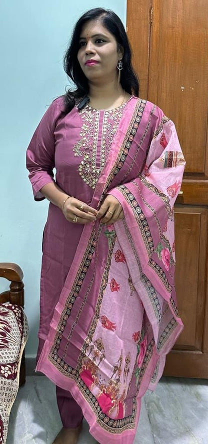 Roman silk 3Pcs Dress