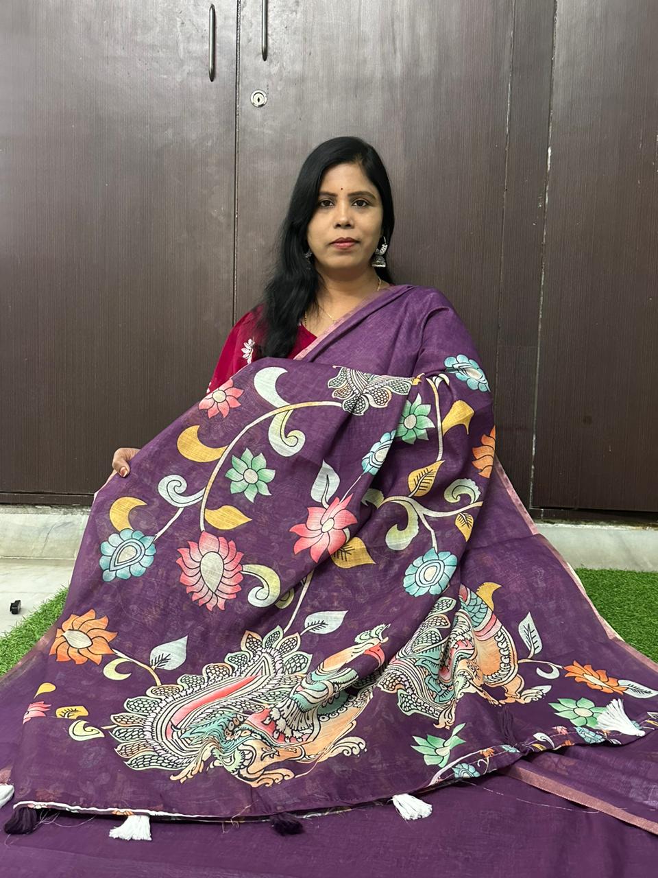 Exclusive Pure Lenin Saree