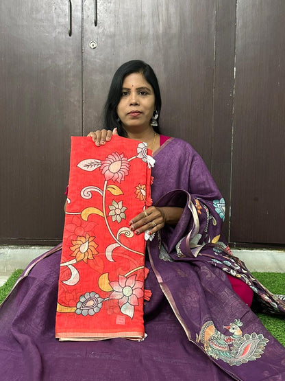 Exclusive Pure Lenin Saree