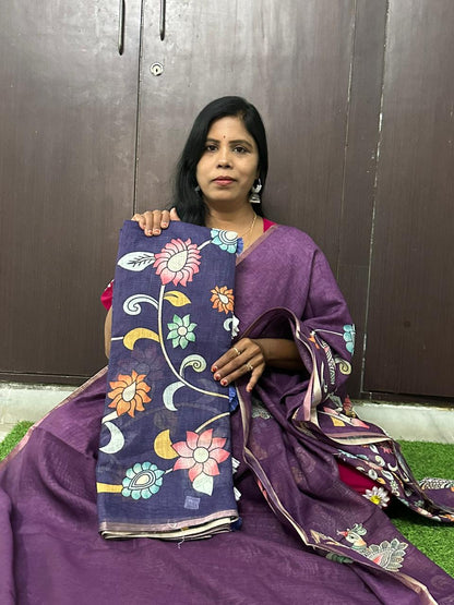 Exclusive Pure Lenin Saree