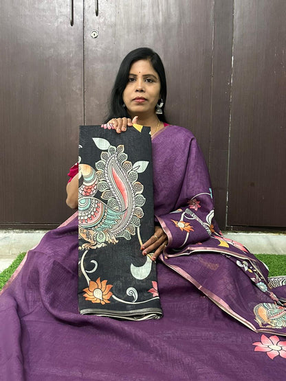 Exclusive Pure Lenin Saree