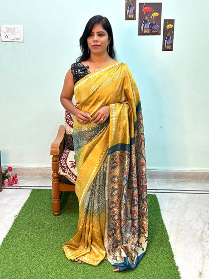 Exclusive Gajji Silk Saree