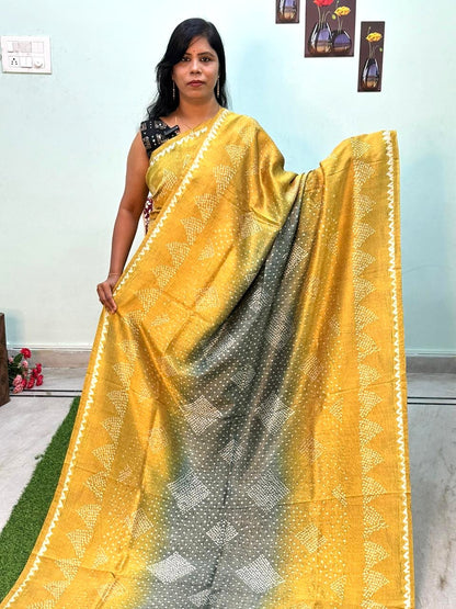 Exclusive Gajji Silk Saree