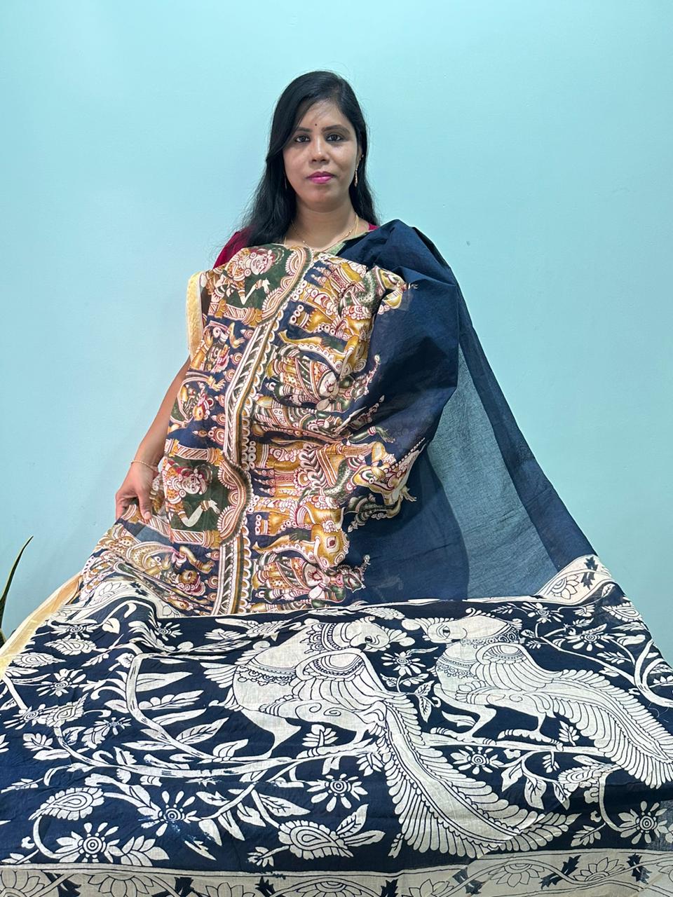 EXCLUSIVE KALAMKARI COTTON SAREES