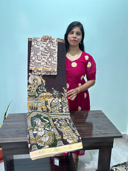 EXCLUSIVE KALAMKARI COTTON SAREES