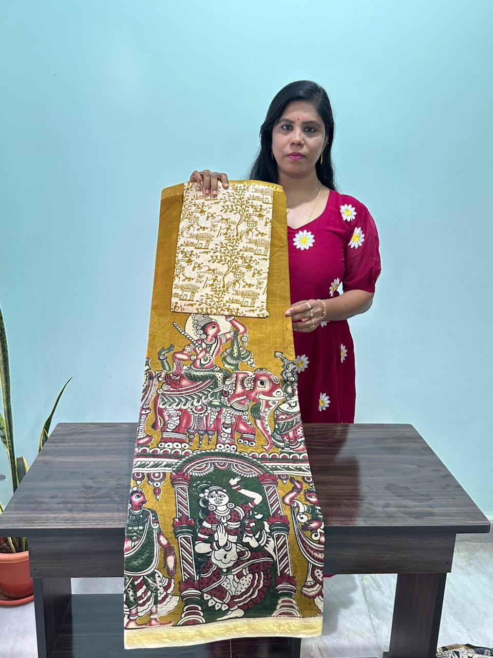 EXCLUSIVE KALAMKARI COTTON SAREES