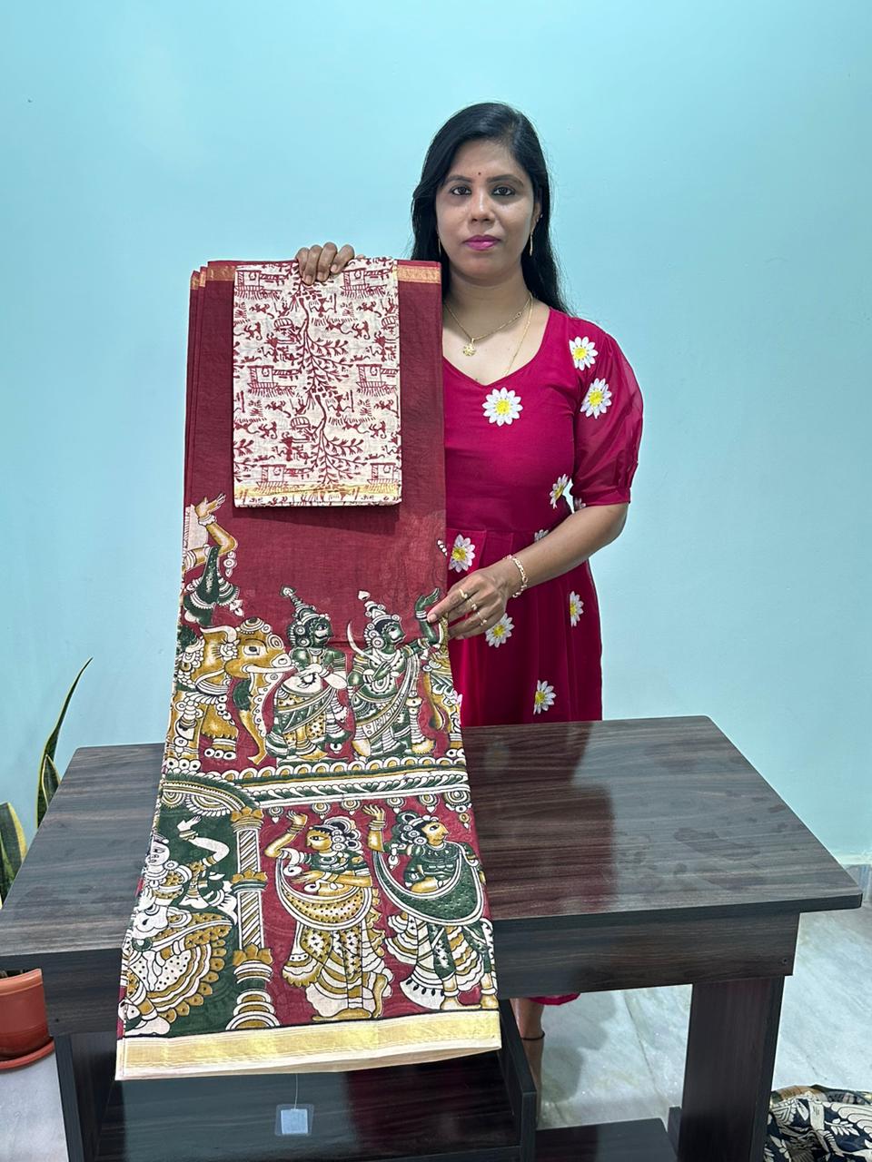 EXCLUSIVE KALAMKARI COTTON SAREES