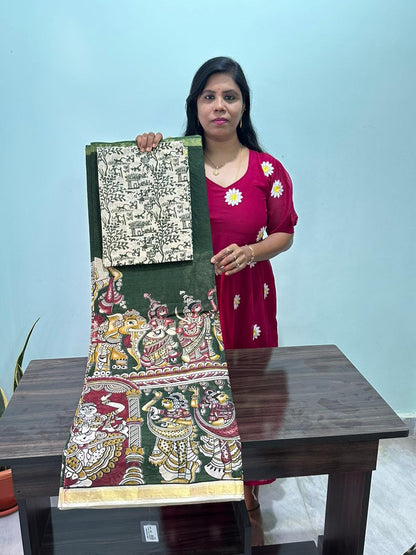 EXCLUSIVE KALAMKARI COTTON SAREES