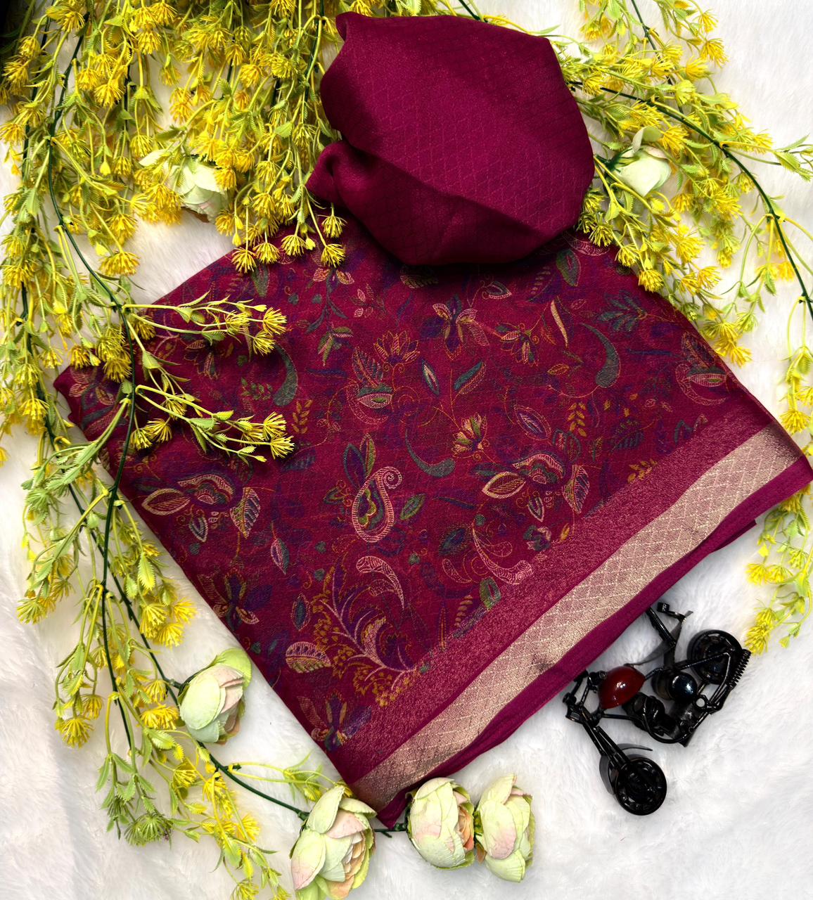 EXCLUSIVE GEORGETTE DESIGNER SAREES