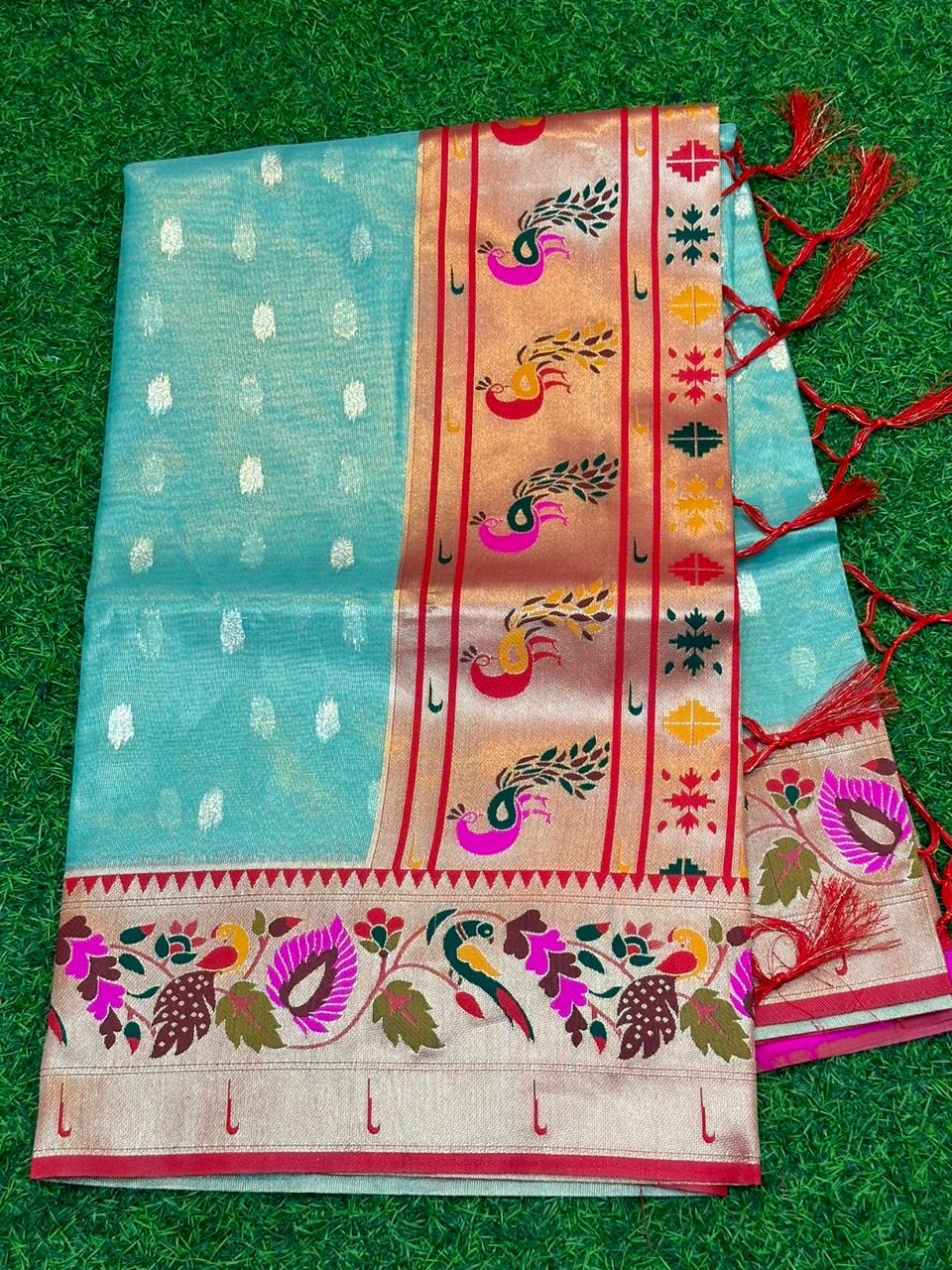 Exclusive Pithani Pattu Saree