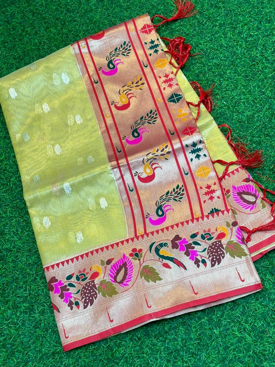 Exclusive Pithani Pattu Saree