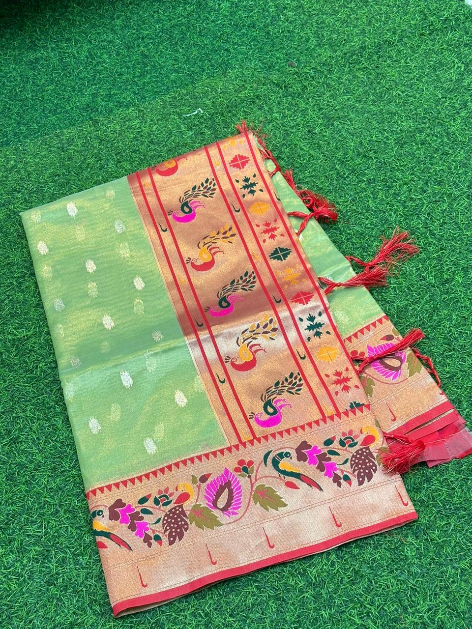 Exclusive Pithani Pattu Saree