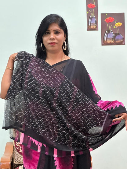Exclusive Casual Wear Georgette Saree