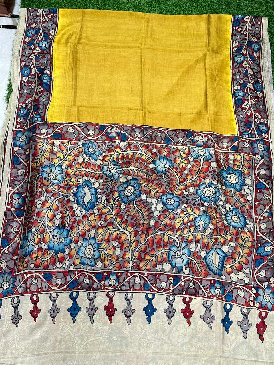 PURE SOFT TUSSER SILK SAREE
